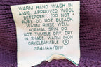 Vintage 80s Casaveen Pure New Wool Purple Cardigan (Made in Tasmania) Size 14