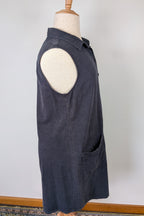 Kathmandu Hemp & Organic Cotton Navy Shirt Dress Size 16/18