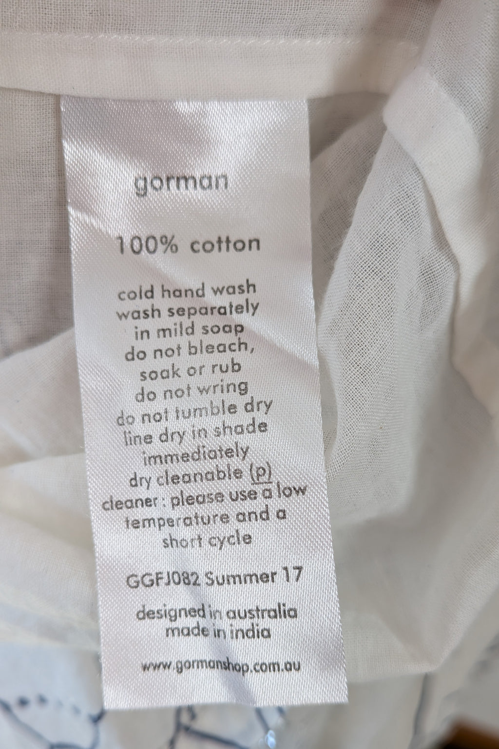 Gorman x Monika Forsberg Elephant Tea Dress Size 6