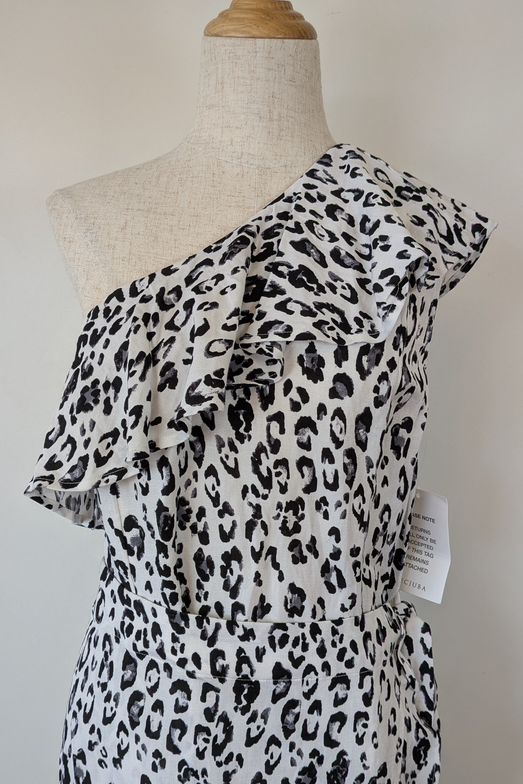 Decjuba Maya One Shoulder Dress Size 10 Brand New With Tags RRP $129.95