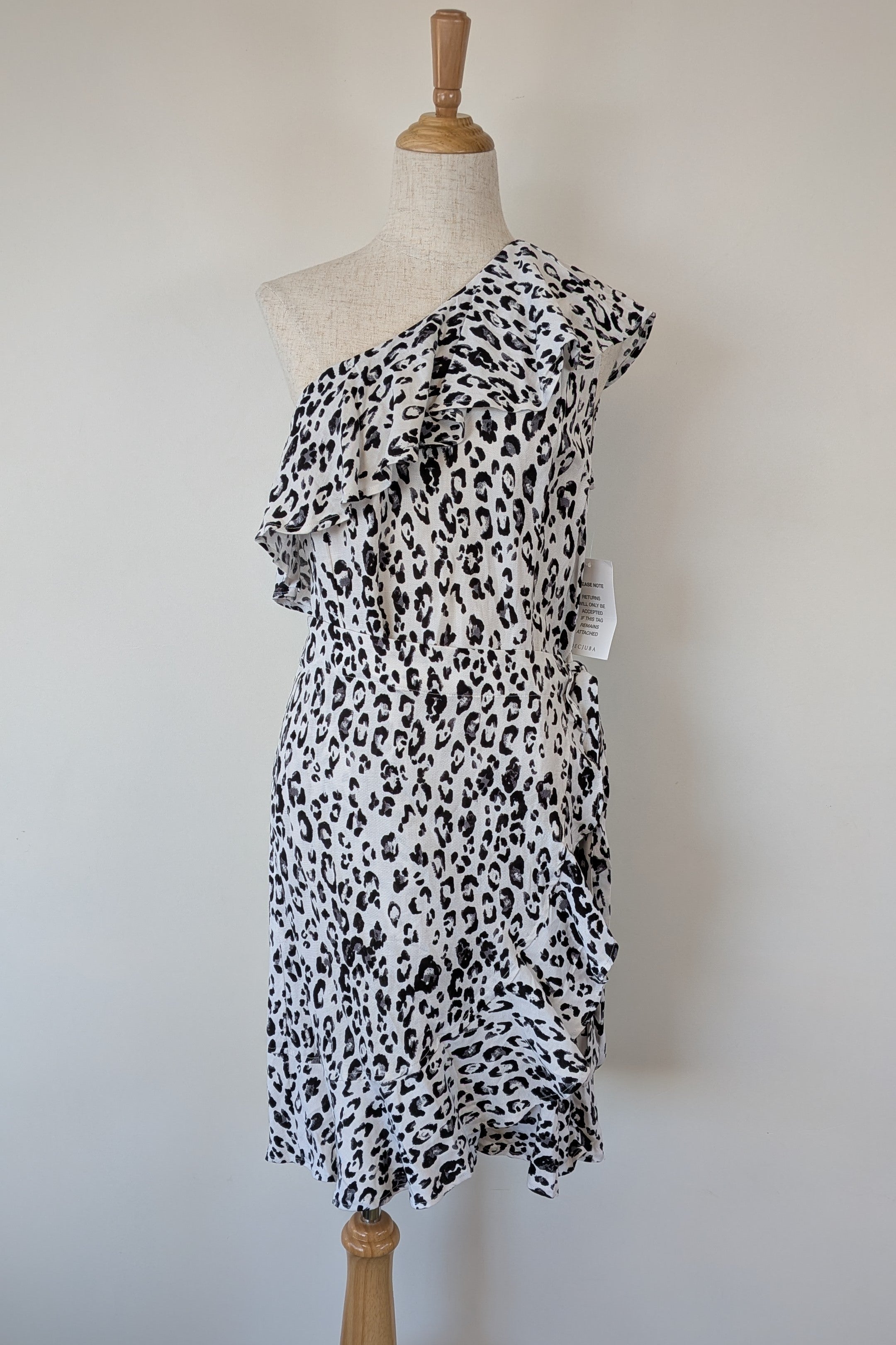 Decjuba Maya One Shoulder Dress Size 10 Brand New With Tags RRP $129.95