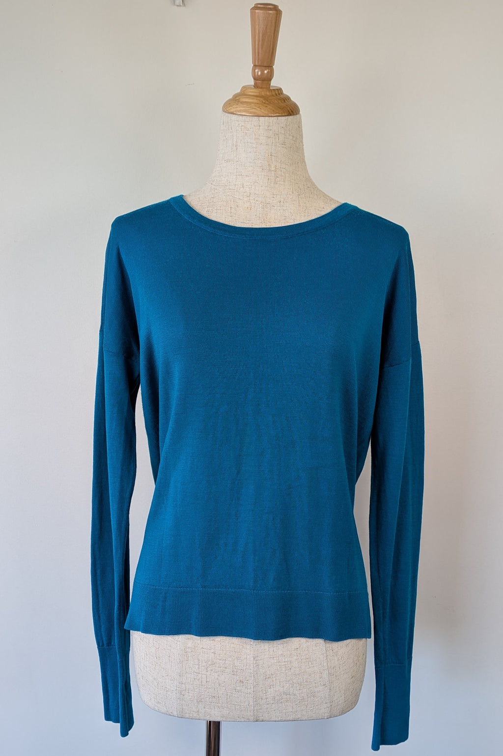 Uniqlo Teal 100% Merino Wool Sweater Size M