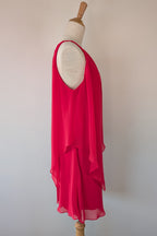 Purple Patch By Mr K Fuschia Cocktail Dress Size 12/14 Brand New With Tags RRP $229