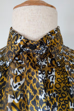 Vintage 90s Talkabout Leopard Print Shirt Size L