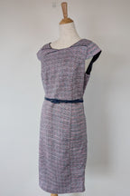 Review Tweed Pencil Dress with Belt Size 12