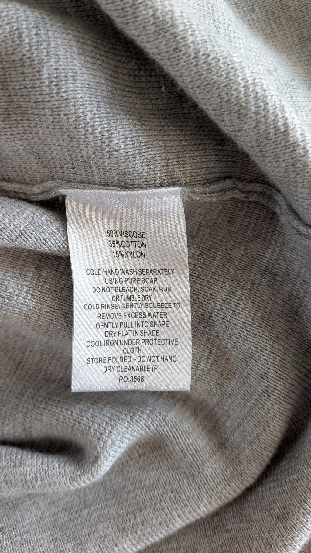 Ripe Maternity Silver Marle Layered Knit Nursing Dress Size M
