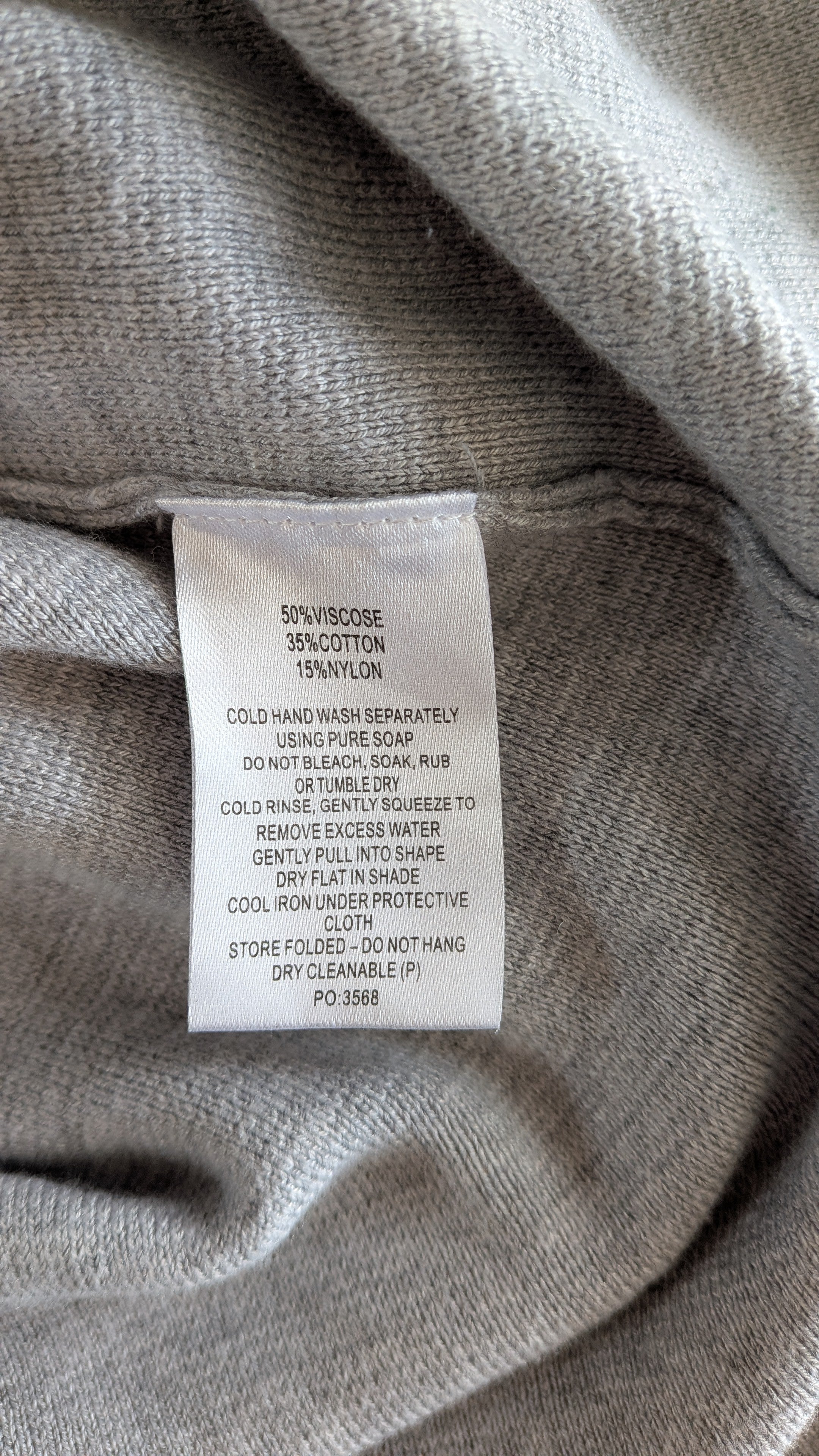 Ripe Maternity Silver Marle Layered Knit Nursing Dress Size M