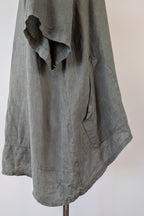 Dolce Vita Italian Linen Top in Khaki One Size