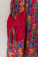 Vintage 80s GJ Design Australia Mr. Men Smock Dress Size 6