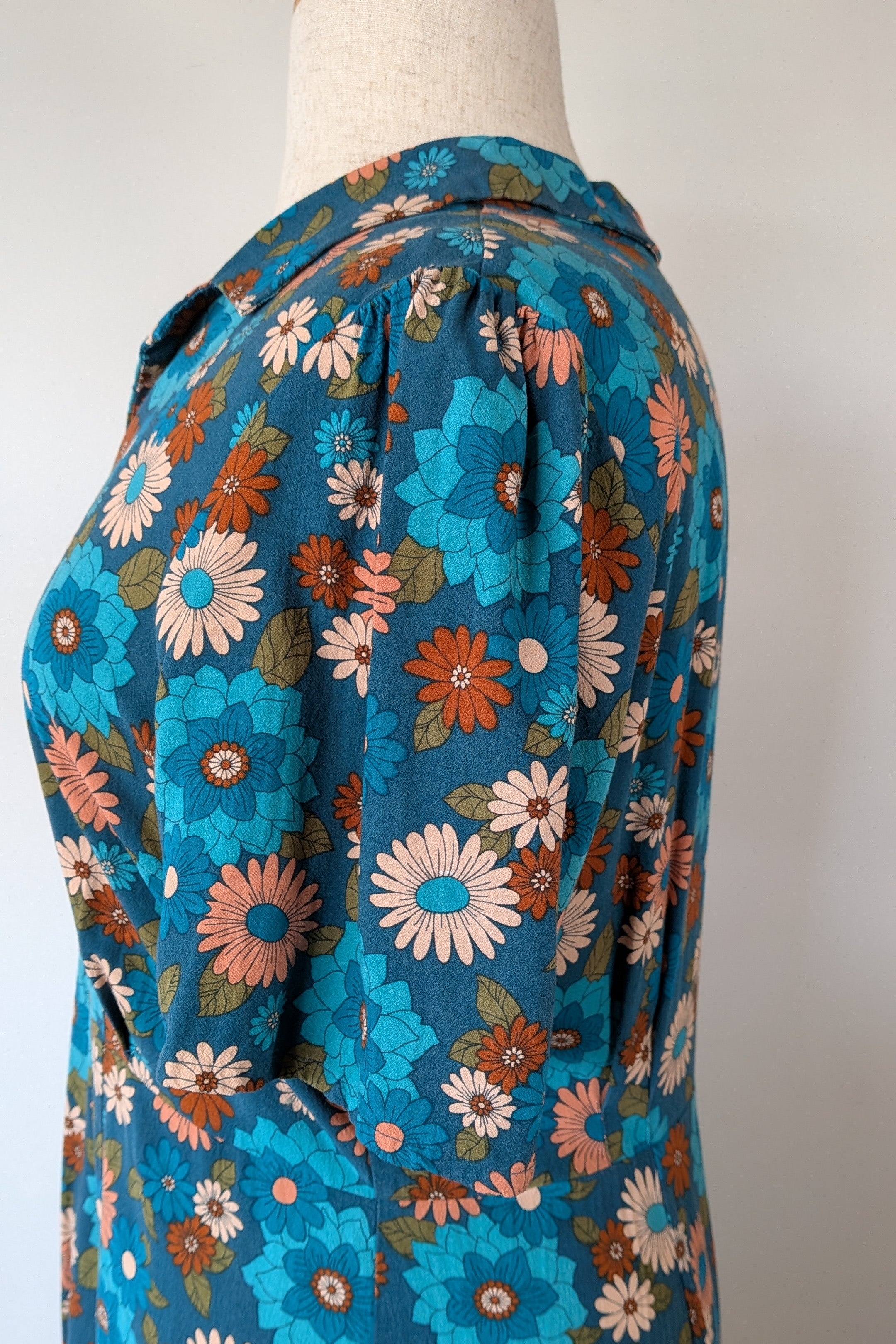 Princess Highway Lindy 70s Floral Mini Dress Size 18