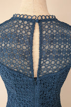 Review Teal Lace Drop Waist Dress Size 6