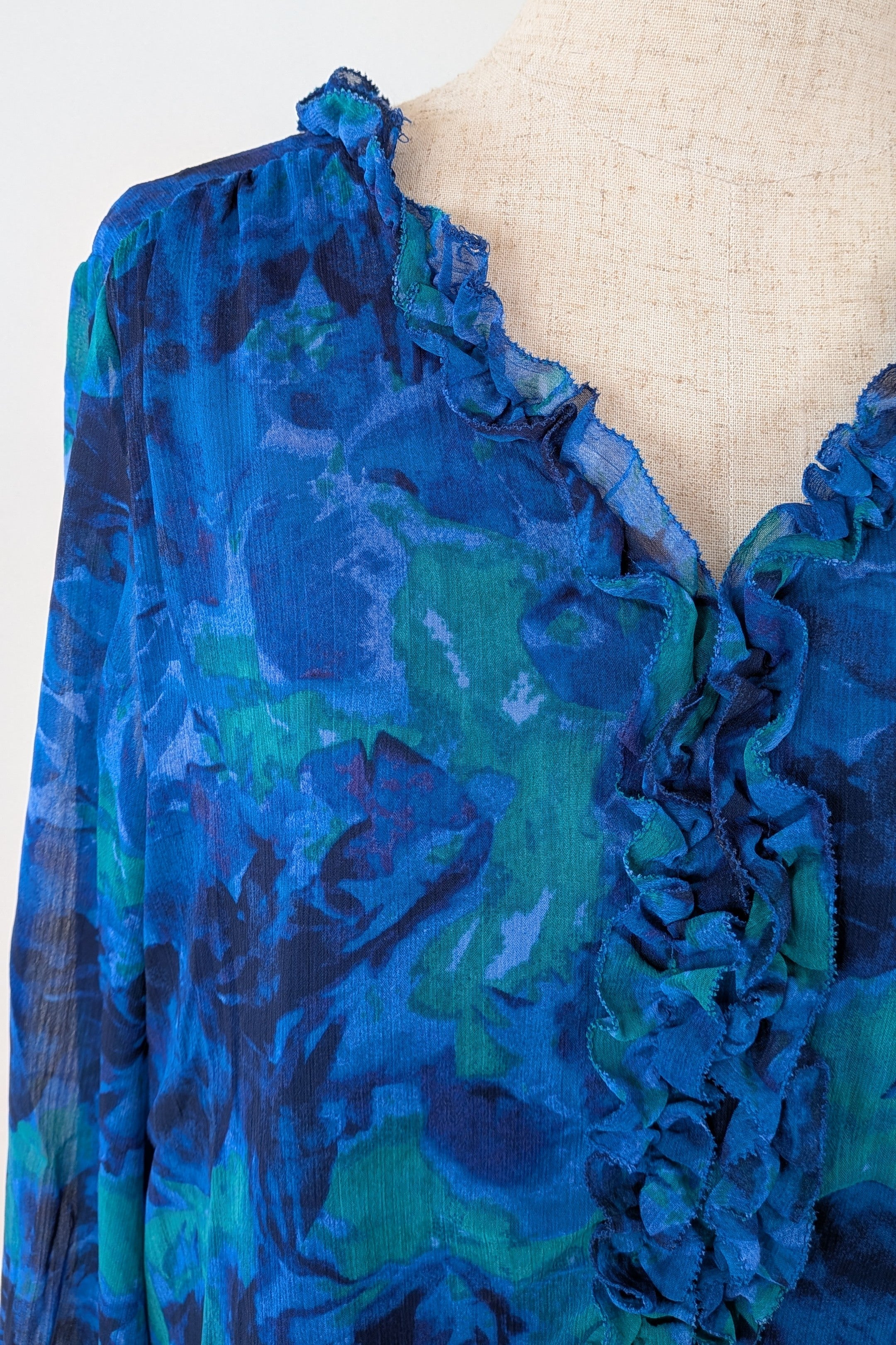 Liz Jordan San Marino Electric Frill Top Size 10 Brand New With Tags RRP $129.99