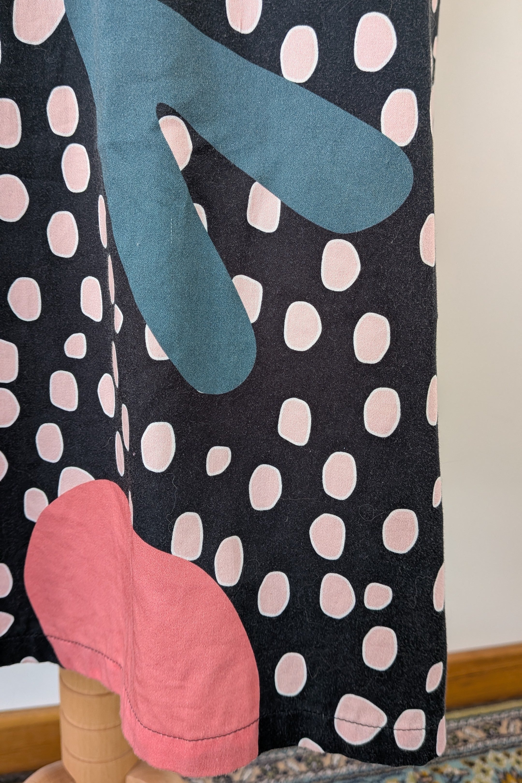 Hand Made by Gerrie T (Tasmania Brand) Spots & Shapes Dress Size L