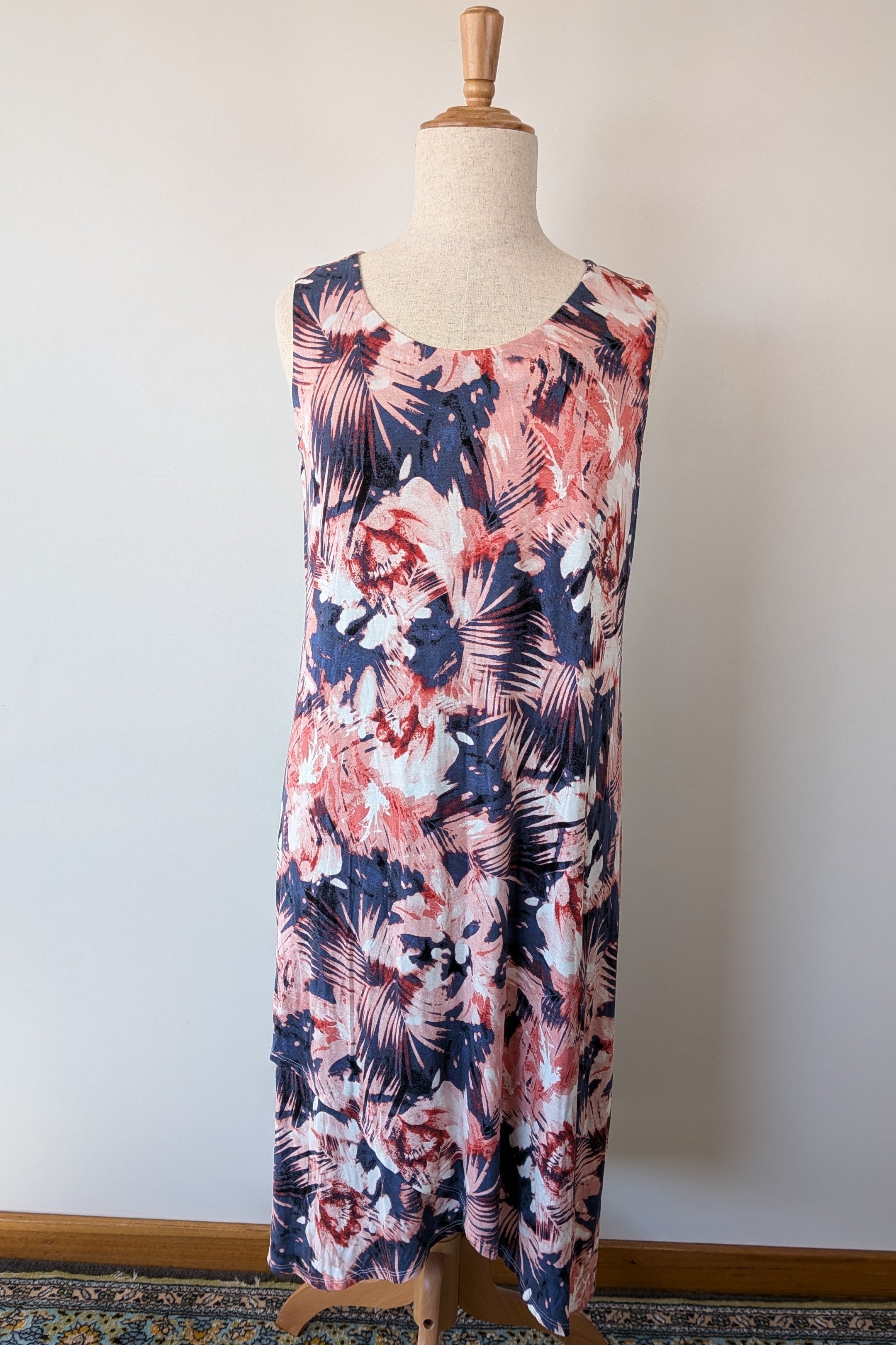 Suzanne Grae Tropical Print Dress Size XXL Brand New With Tags RRP $49.95