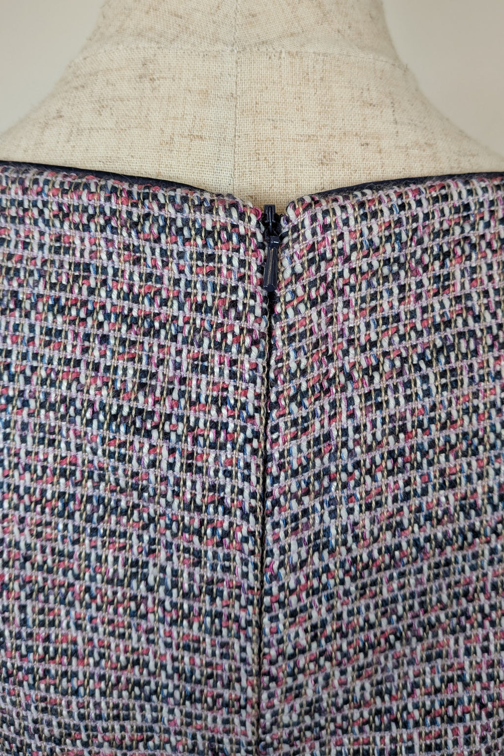 Review Tweed Pencil Dress with Belt Size 12