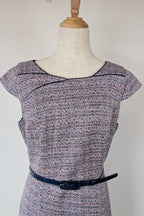 Review Tweed Pencil Dress with Belt Size 12