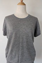 Country Road Grey Merino Wool & Silk Asymmetric Long Knit Top Size XXS