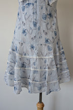 Bardot Junior Sadie Trim Dress in Blue Lily Size 16