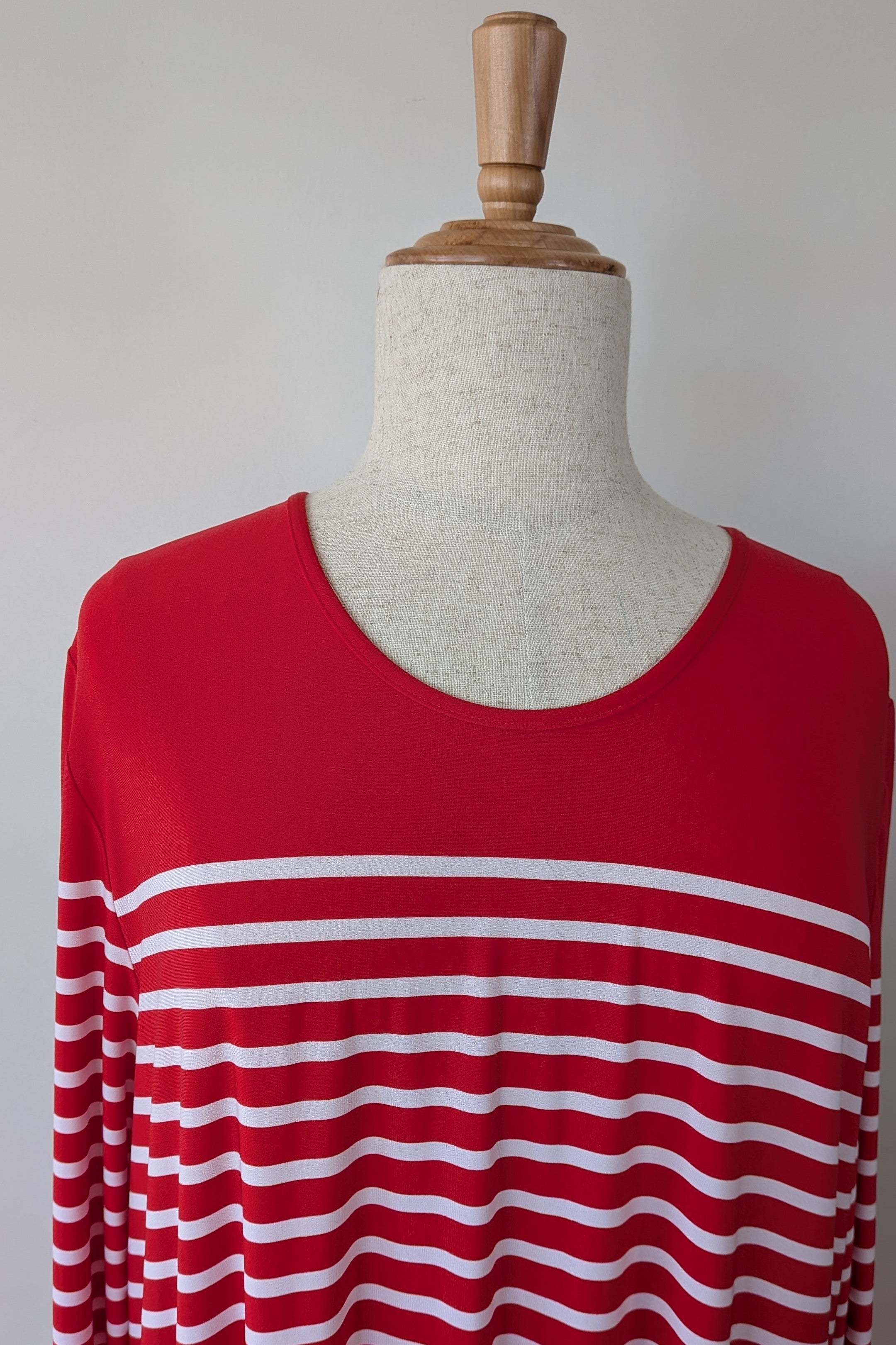 My Size Resort Mono Stripe Red Top Size XL Brand New With Tags RRP $89.95