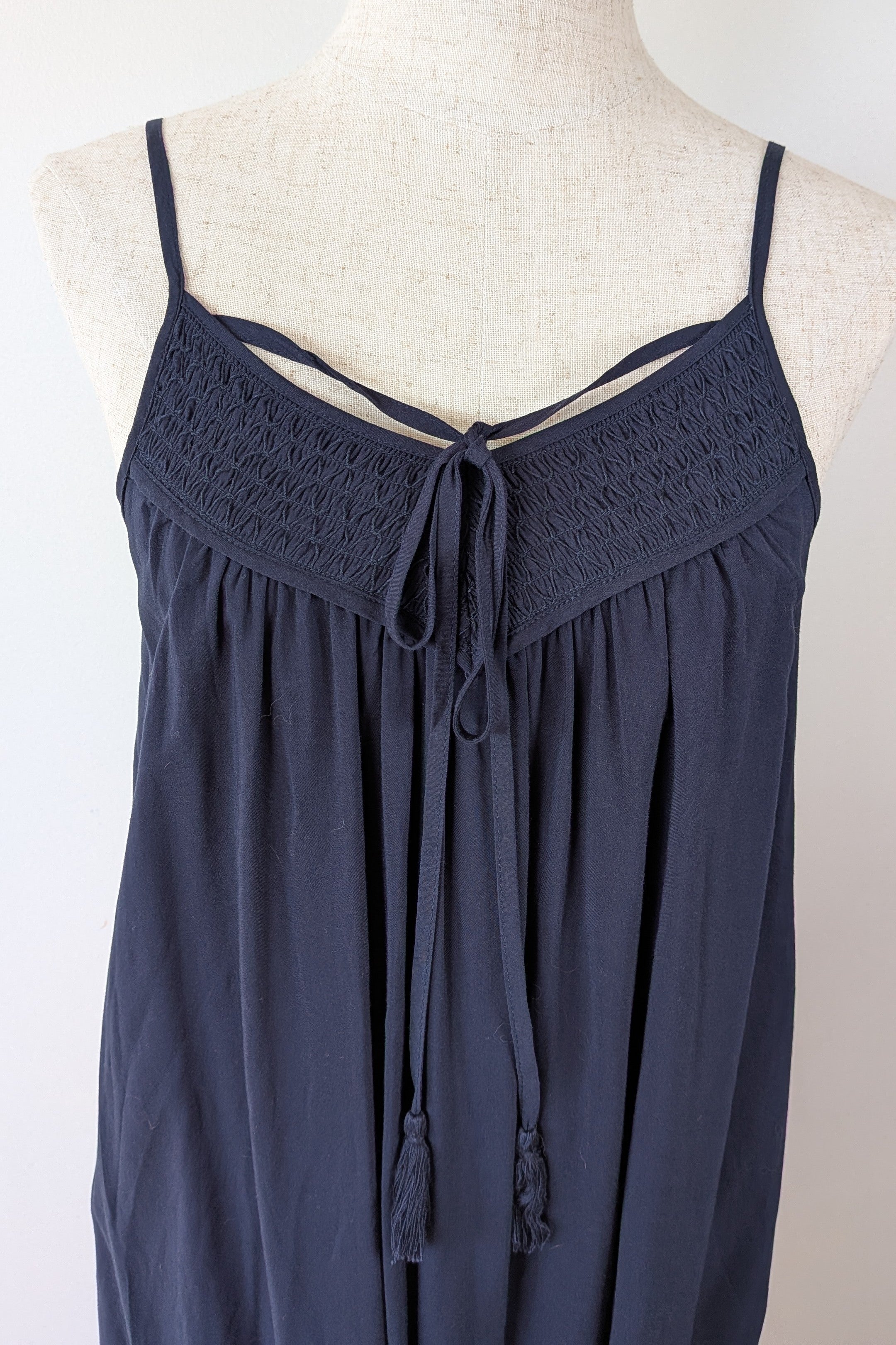 Witchery Ink Blue Summer Beach Dress Size 4 Brand New With Tags RRP $129.95