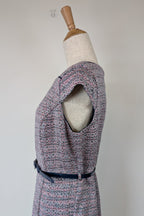 Review Tweed Pencil Dress with Belt Size 12