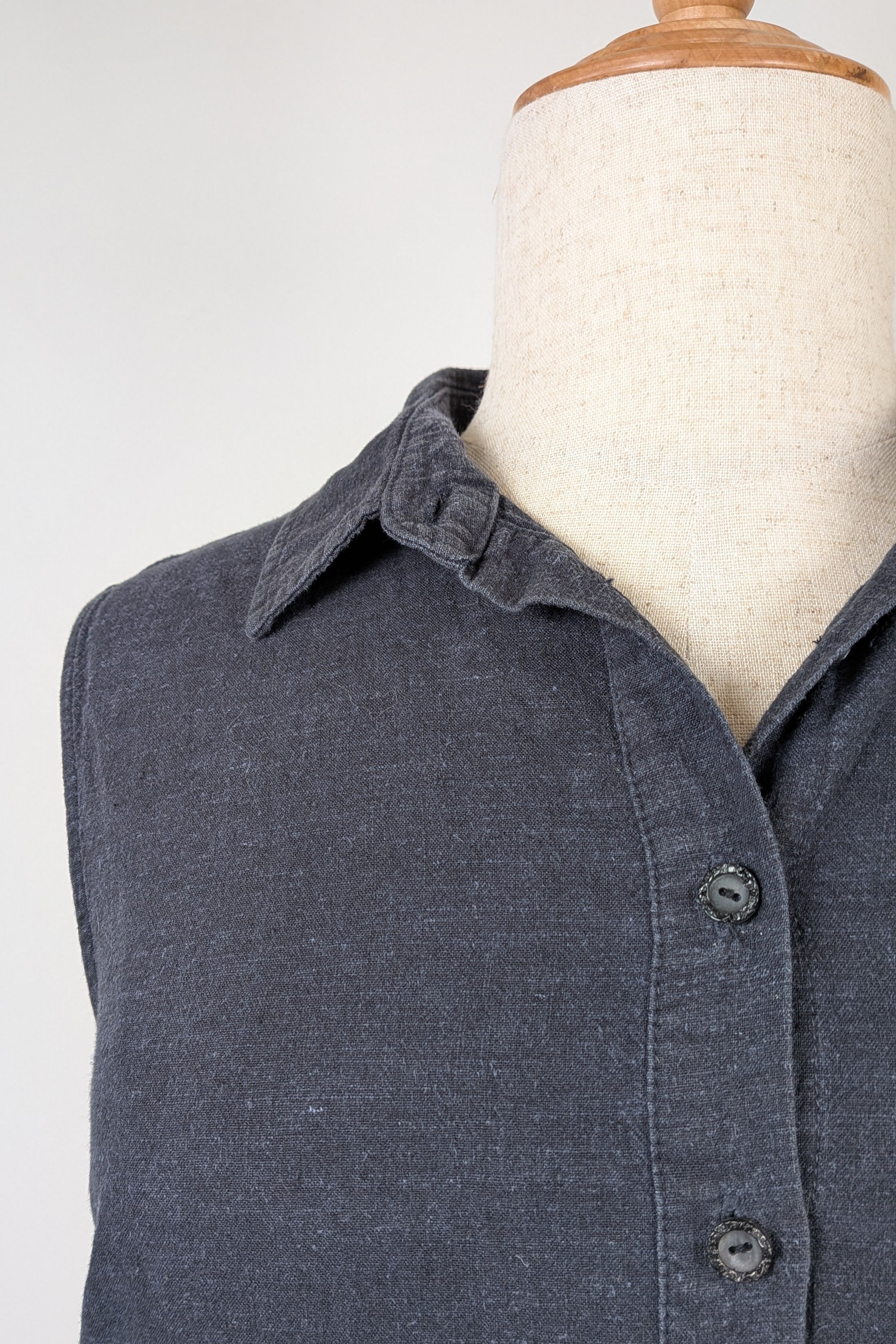 Kathmandu Hemp & Organic Cotton Navy Shirt Dress Size 16/18
