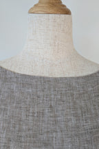 Stella Moda Linen Midi Dress in Grey in One Size