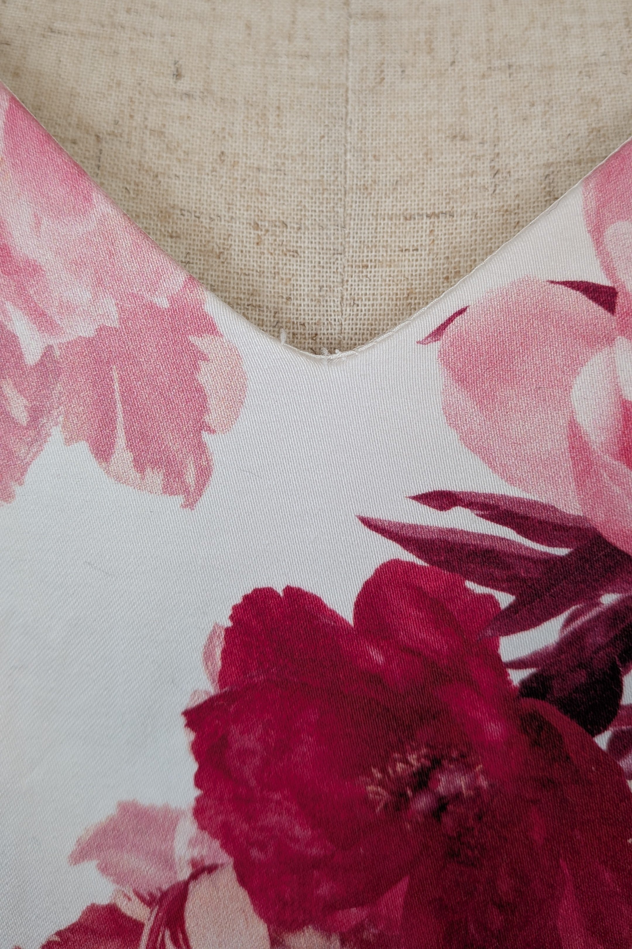 Portmans White & Pink Floral Fit and Flare Dress Size 10