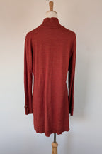 Vintage 90s Meredith Rust Long Cardigan Size 12