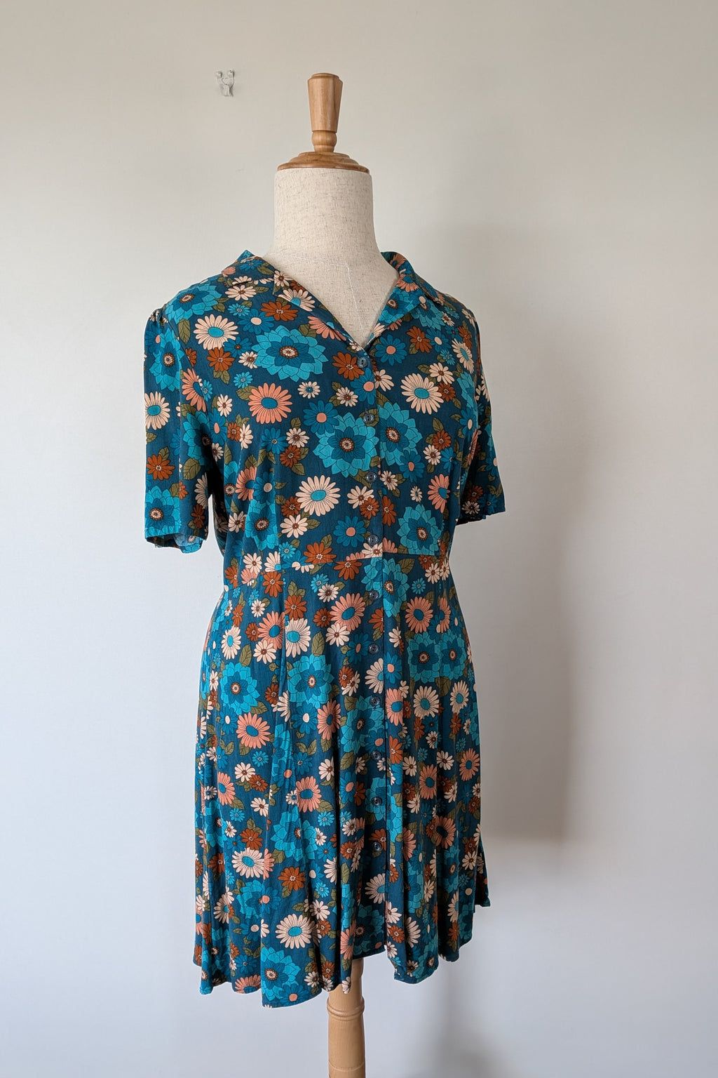 Princess Highway Lindy 70s Floral Mini Dress Size 18