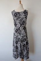 Vintage Y2K Tea Berry Floral Lace Cowl Neck Dress Size 8/10