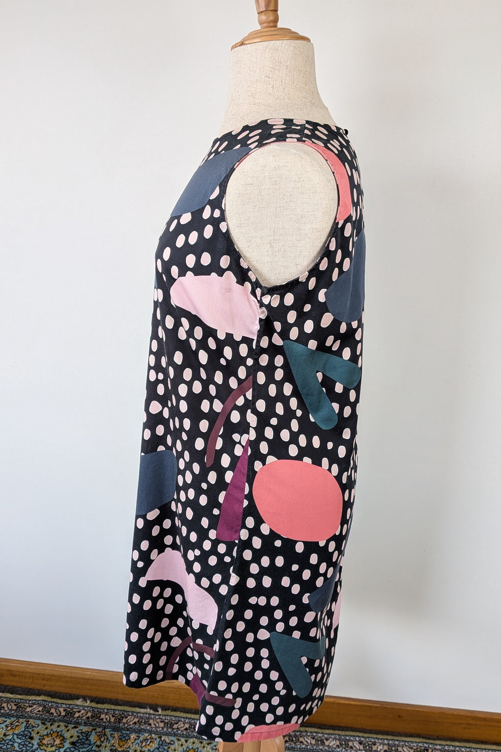 Hand Made by Gerrie T (Tasmania Brand) Spots & Shapes Dress Size L