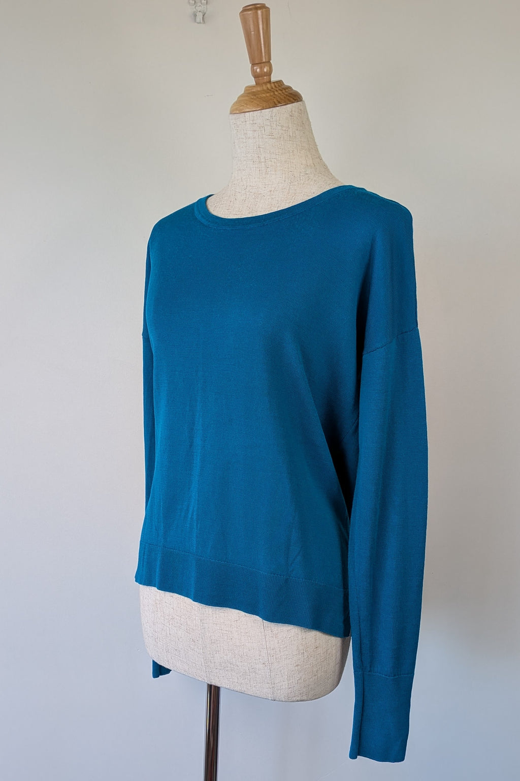 Uniqlo Teal 100% Merino Wool Sweater Size M