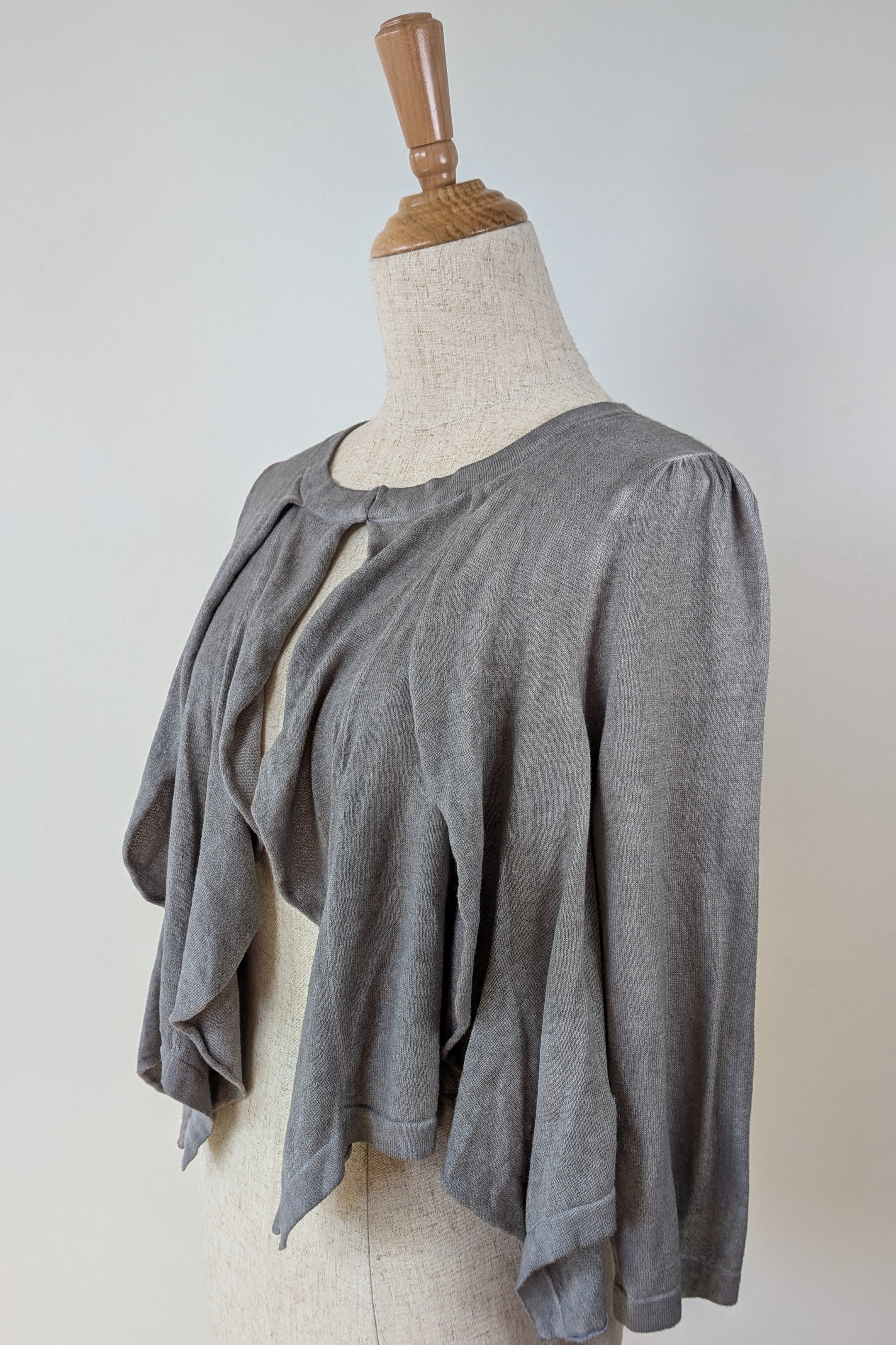 Lipsy of London Luxe Gray Cardigan Size 14 Brand New With Tags