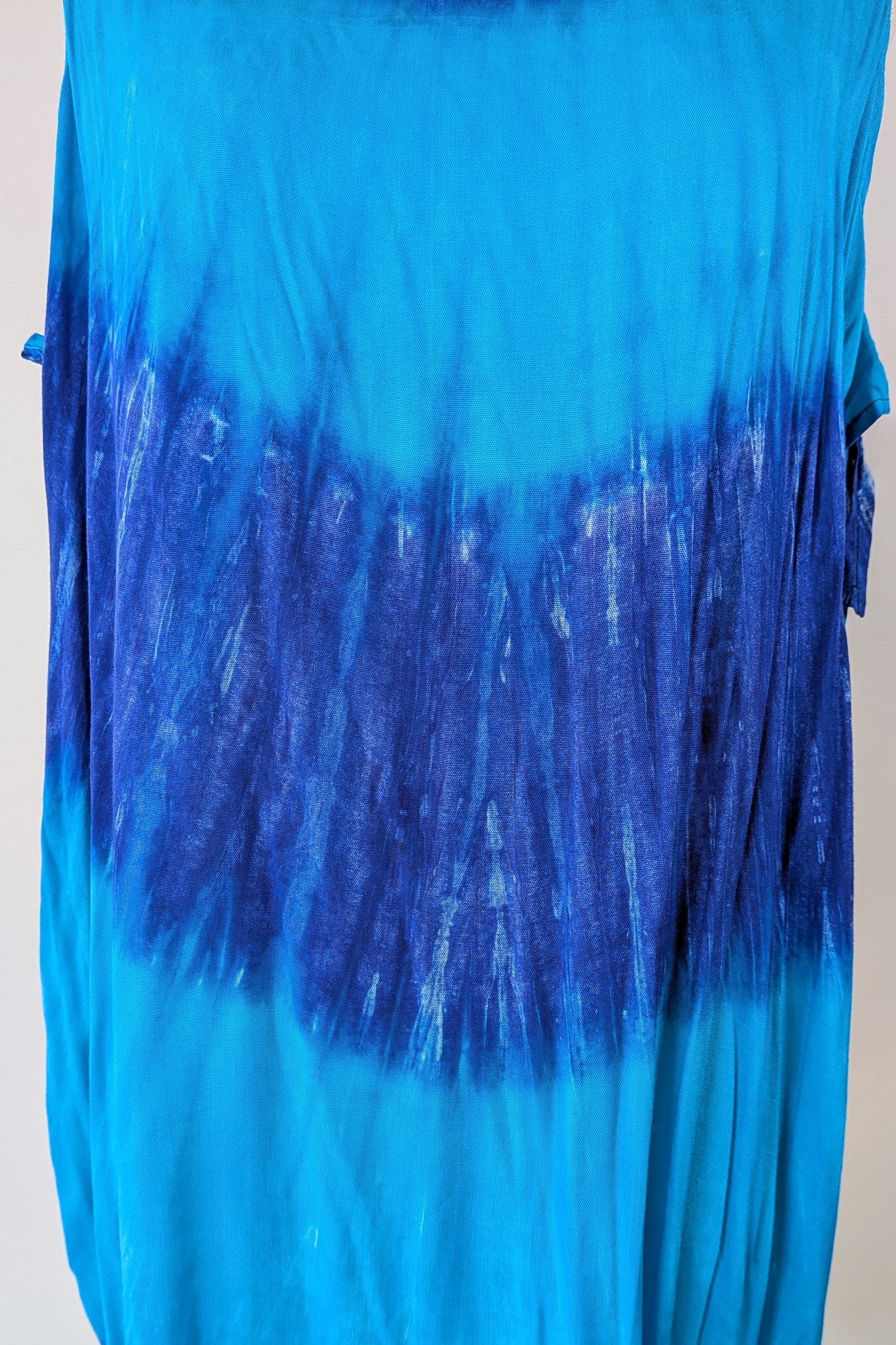 Tree of Life Blue Tie Dye Sun Dress One Size Brand New Without Tags