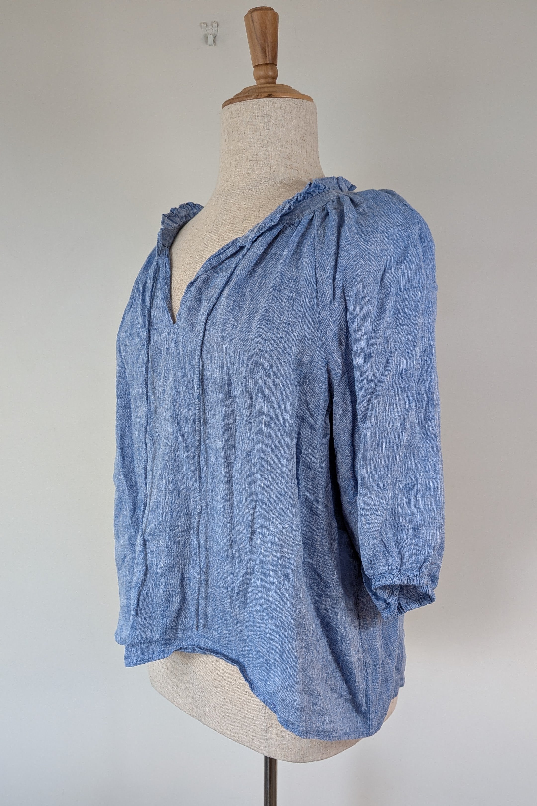 Sussan Ocean Blue 100% Linen Top Size 18 Brand New With Tags RRP $79.95