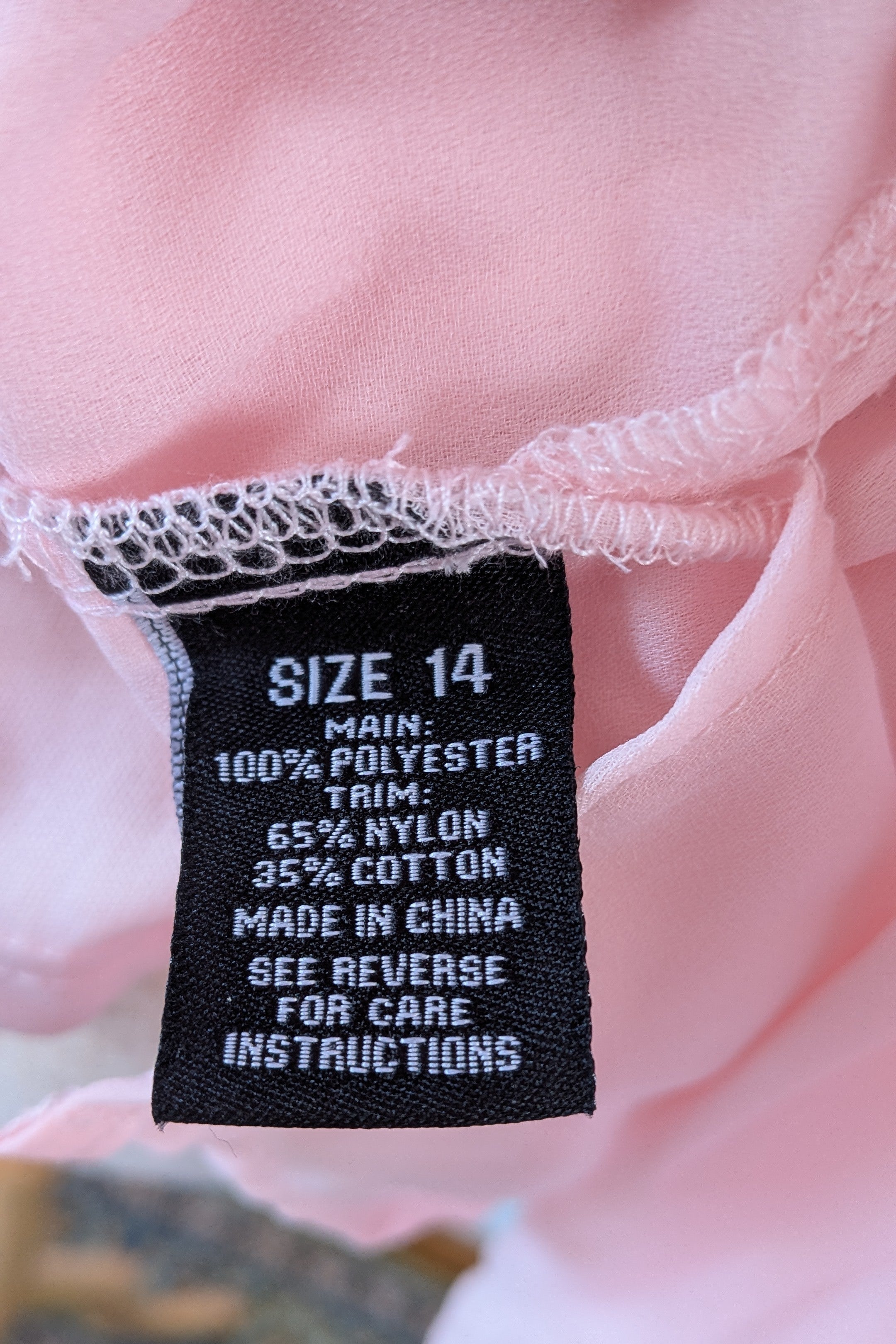 Liz Jordan Designer Collection Rue De Renne Pink Lace Trim Top Size 14 BNWT RRP $99.95