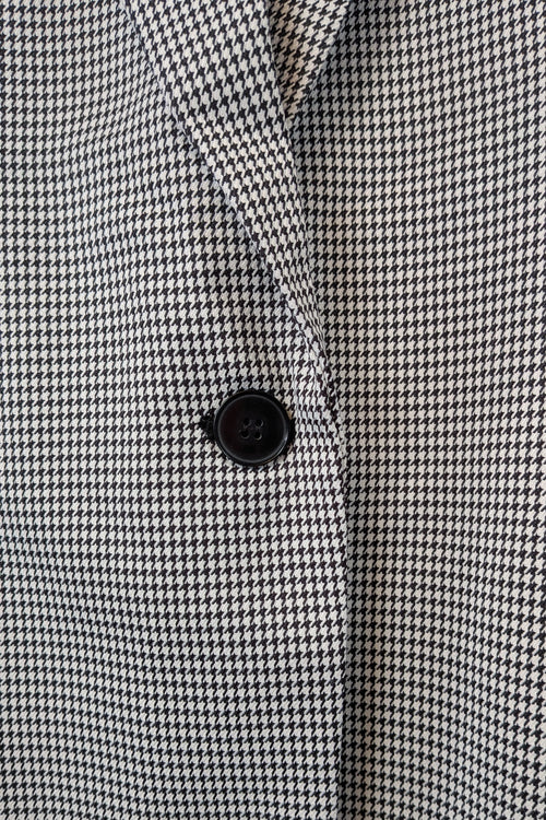 Beme Monochrome Houndstooth Blazer Size 24 Brand New With Tags RRP $109.95