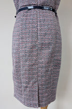 Review Tweed Pencil Dress with Belt Size 12