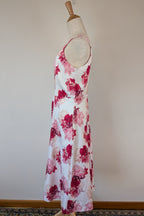 Portmans White & Pink Floral Fit and Flare Dress Size 10