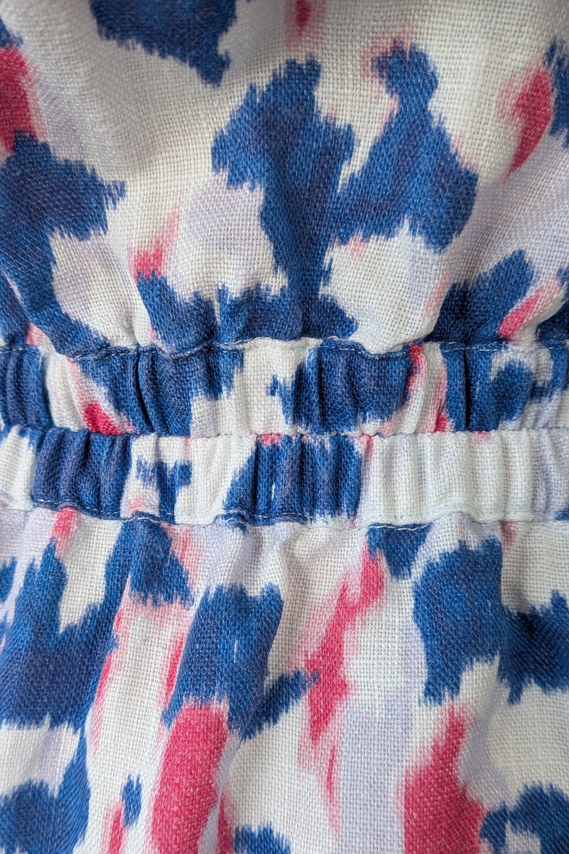 Witchery Linen One Shoulder Watercolour Print Midi Dress with Cut Out Size 16