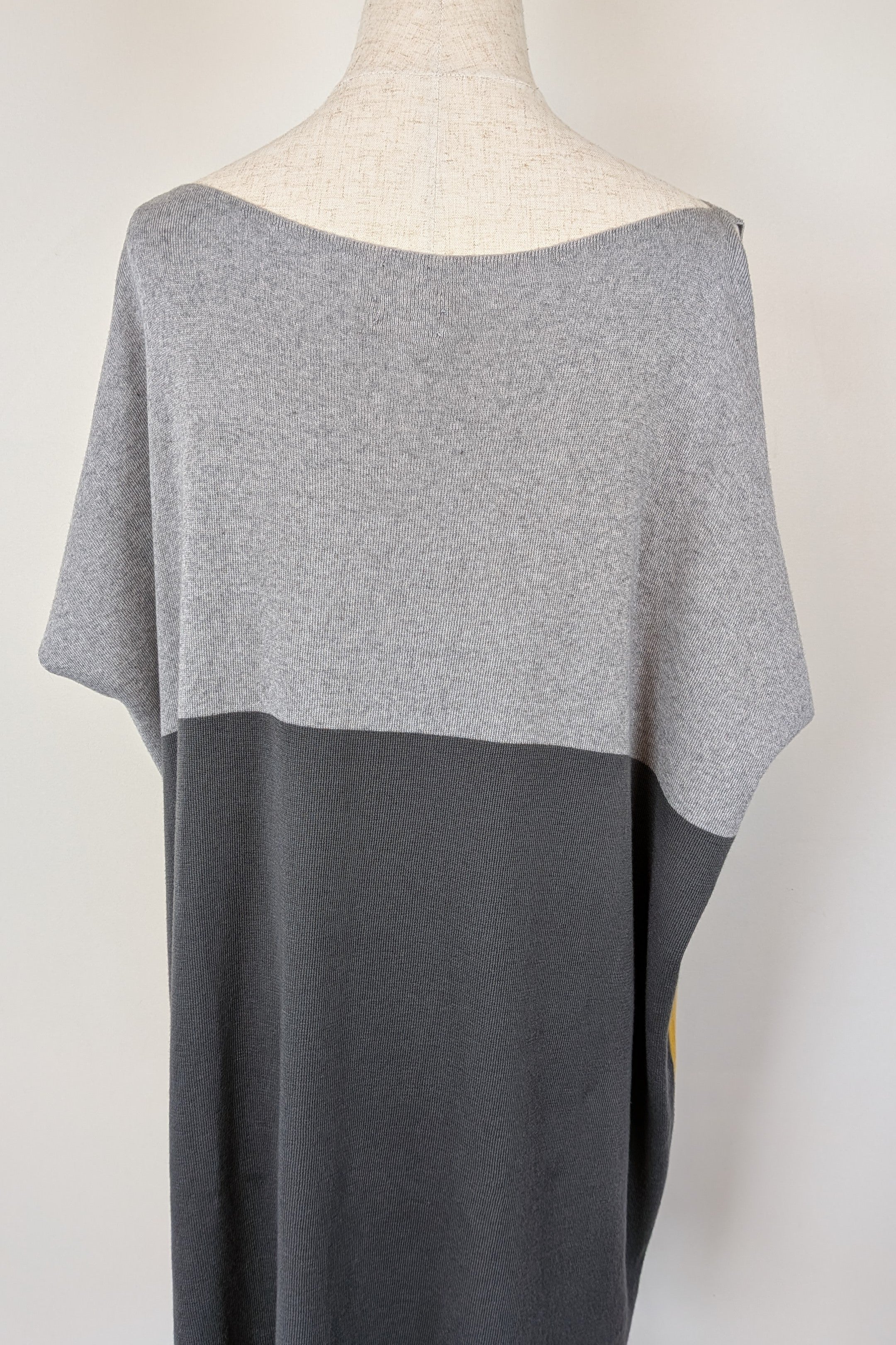 Uimi Colour Block Egyptian Cotton & Cashmere Knit Dress Size S-M