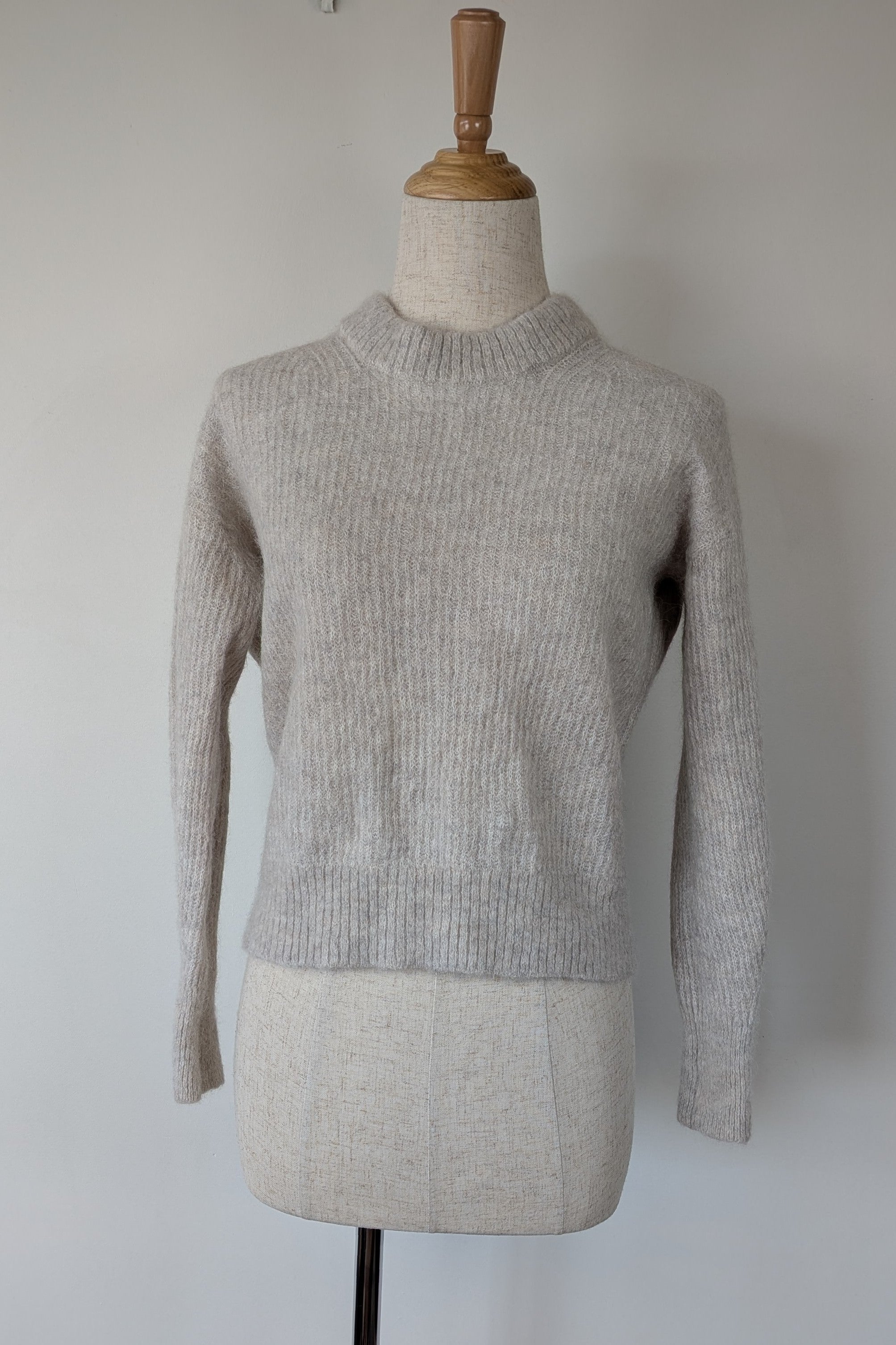 Everlane The Cocoon Crew in Alpaca Almond Jumper Size S