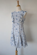 Bardot Junior Sadie Trim Dress in Blue Lily Size 16