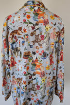 Blue Illusion x Nathalie Lété House of Cats PJ Top Size S