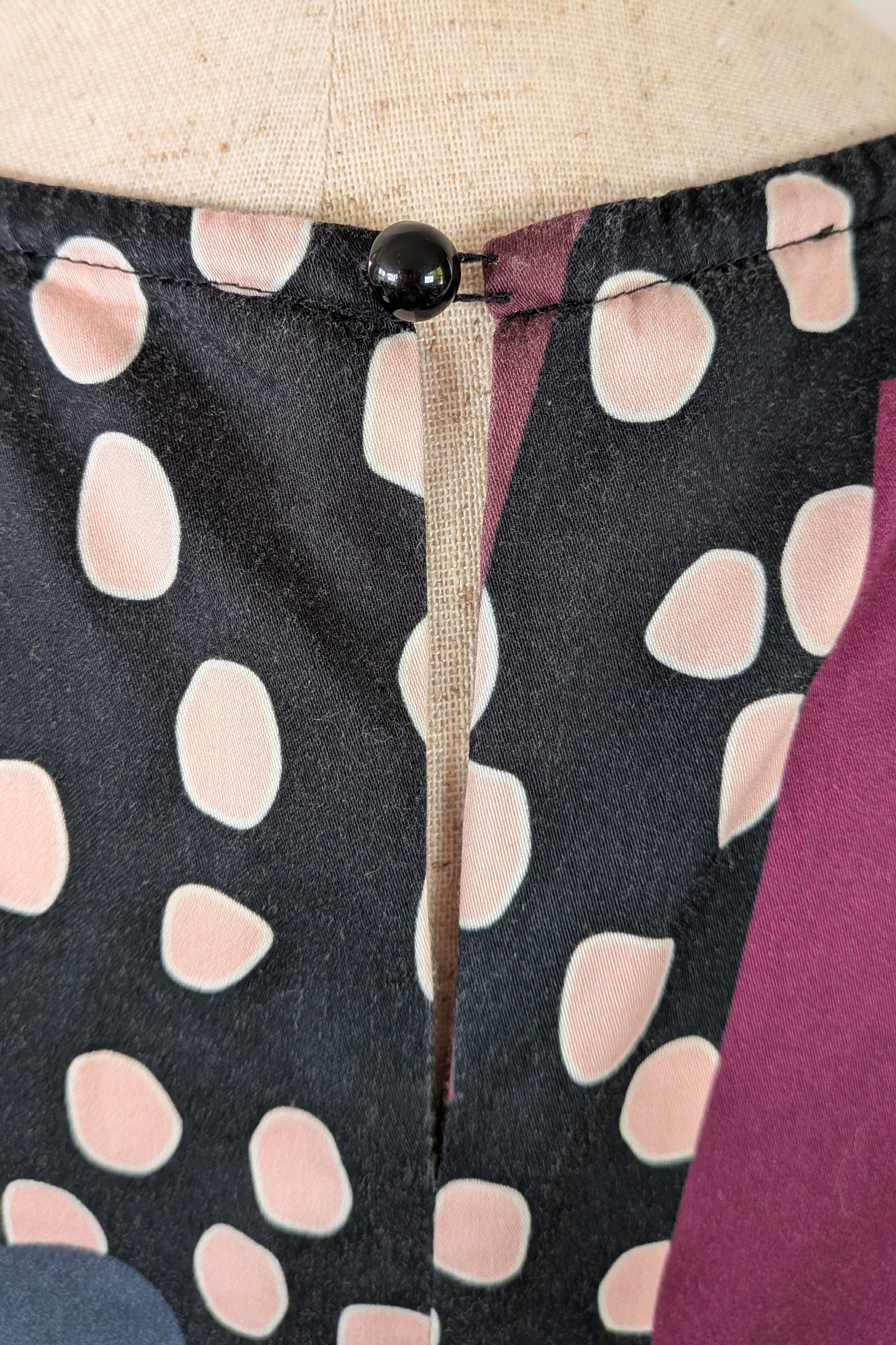 Hand Made by Gerrie T (Tasmania Brand) Spots & Shapes Dress Size L