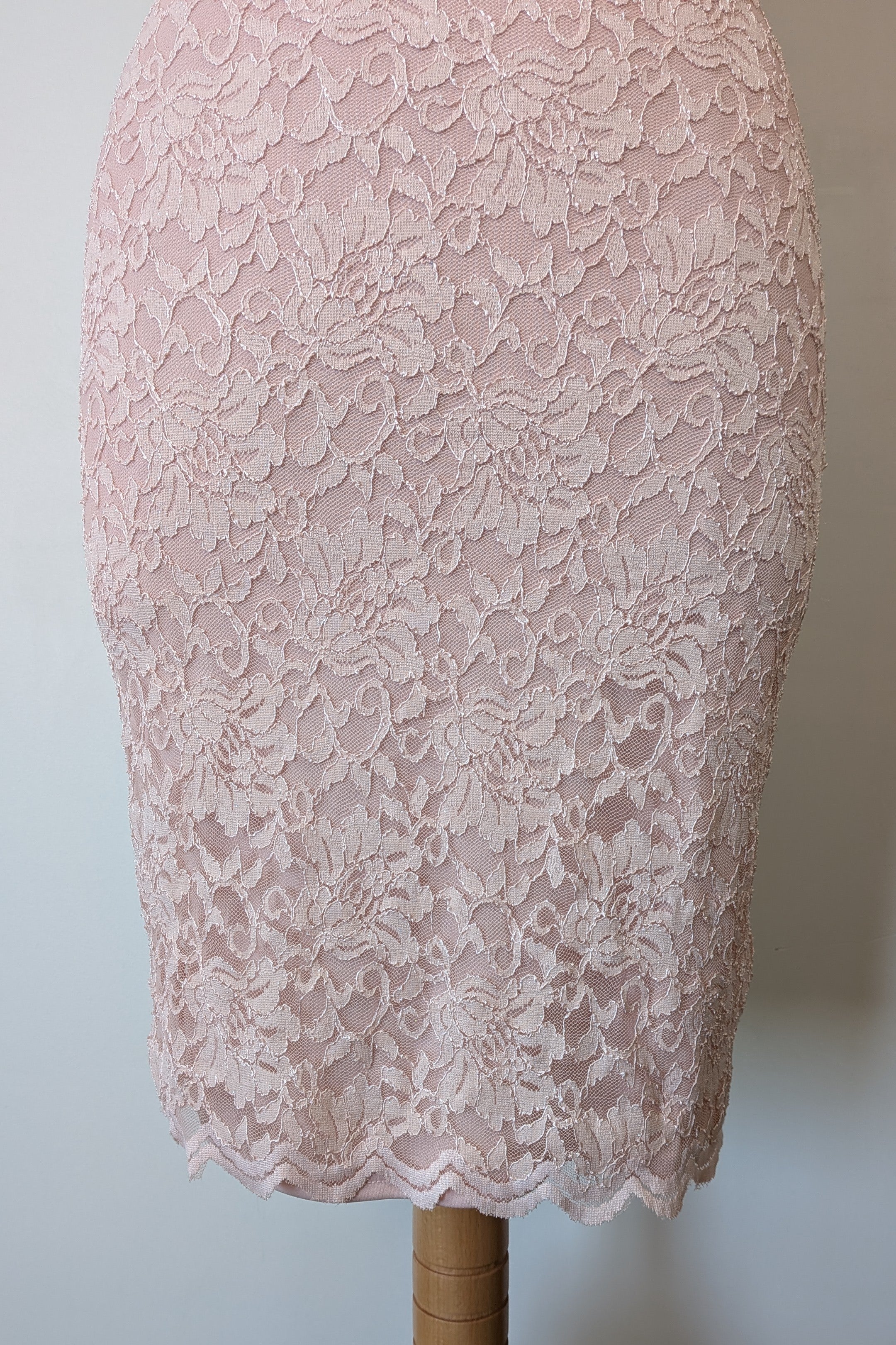 Liz Jordan Marielle Lace Blush Dress Size 16 Brand New With Tags RRP $249.99