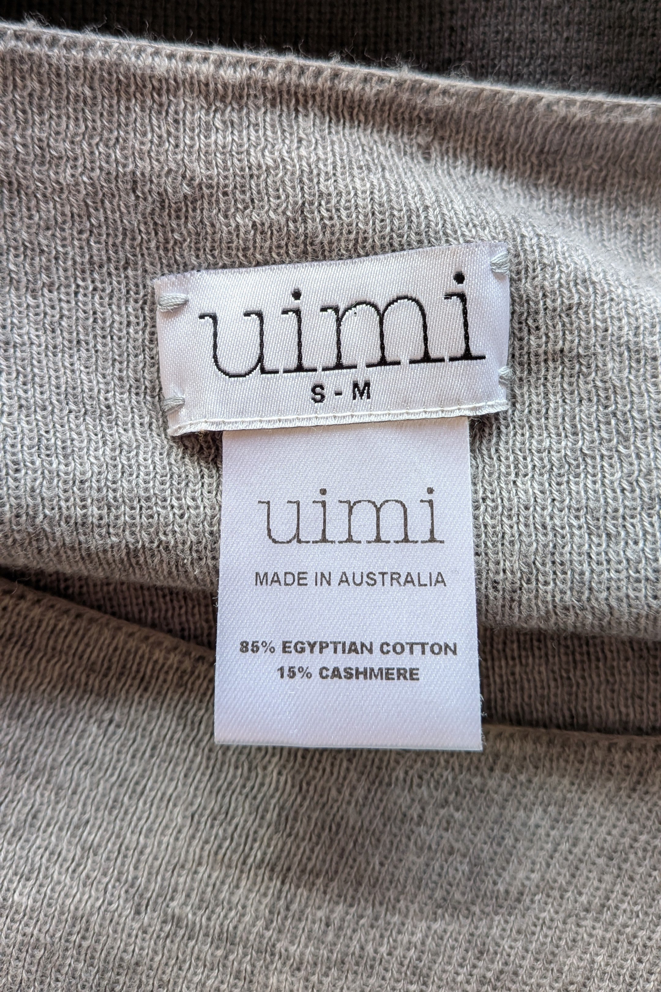 Uimi Colour Block Egyptian Cotton & Cashmere Knit Dress Size S-M