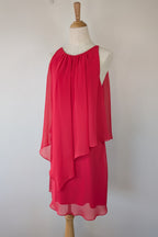 Purple Patch By Mr K Fuschia Cocktail Dress Size 12/14 Brand New With Tags RRP $229