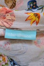 Blue Illusion x Nathalie Lété House of Cats PJ Top Size S